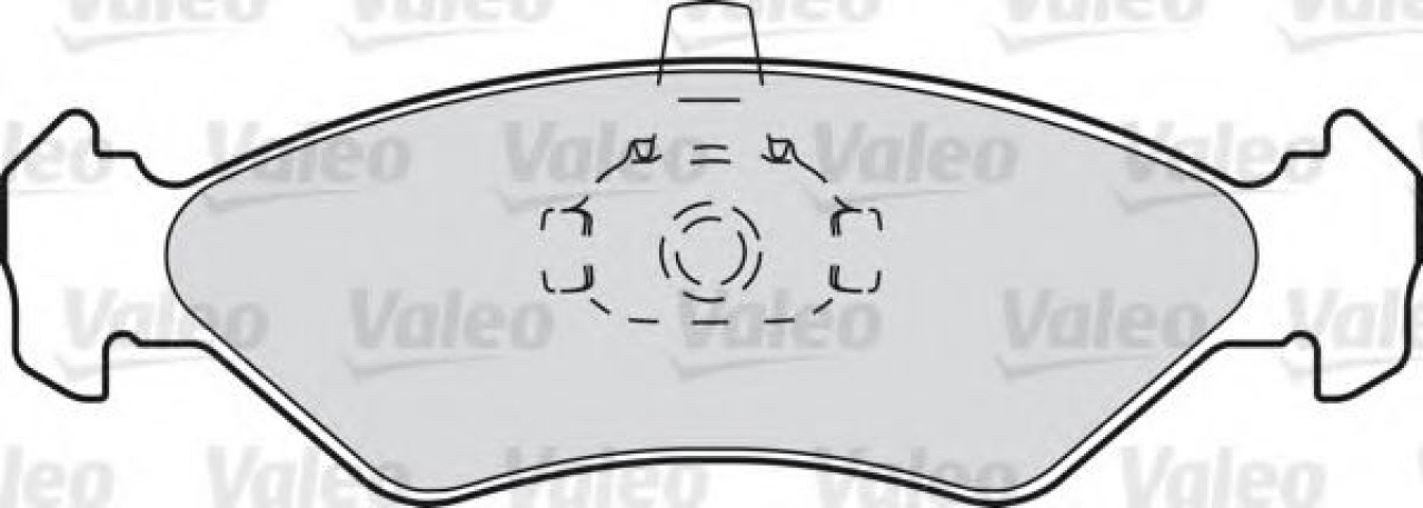 Set placute frana,frana disc FORD KA (RB) (1996 - 2008) VALEO 598043 piesa NOUA
