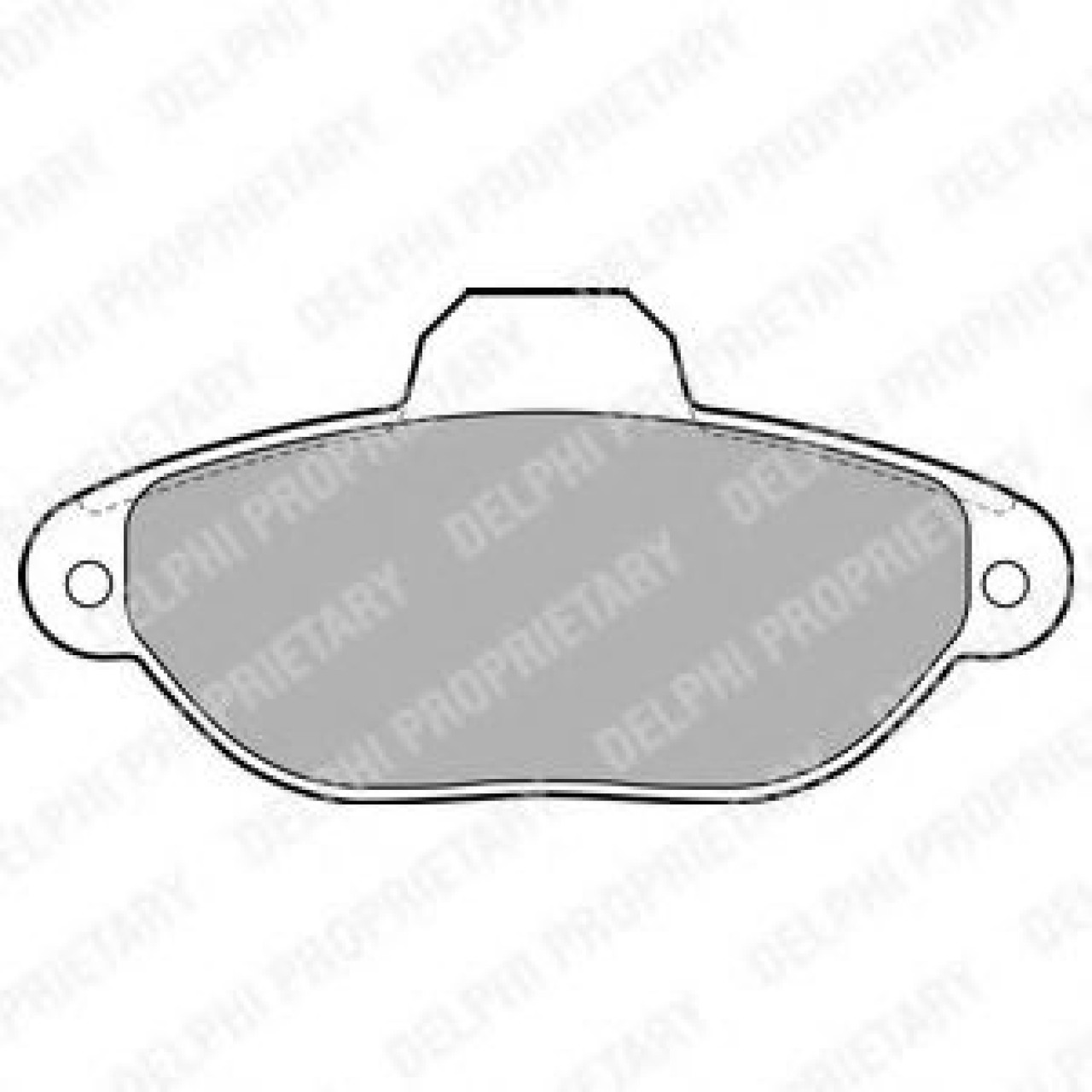 Set placute frana,frana disc FORD KA (RU8) (2008 - 2016) DELPHI LP2013 piesa NOUA