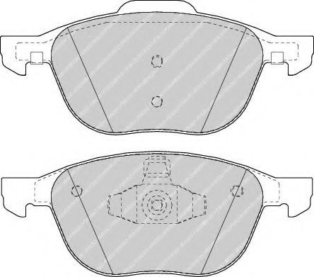 Set placute frana,frana disc FORD KUGA I (2008 - 2016) FERODO FDB1594 piesa NOUA