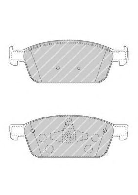 Set placute frana,frana disc FORD KUGA II (DM2) (2012 - 2016) FERODO FDB4416 piesa NOUA