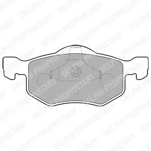 Set placute frana,frana disc FORD MAVERICK (2001 - 2016) DELPHI LP1900 piesa NOUA