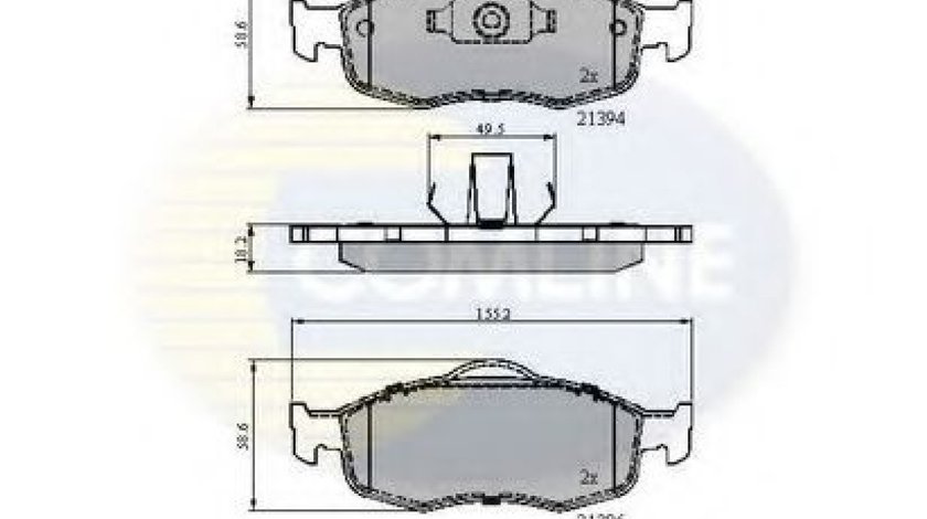 Set placute frana,frana disc FORD MONDEO II (BAP) (1996 - 2000) COMLINE CBP0514 piesa NOUA