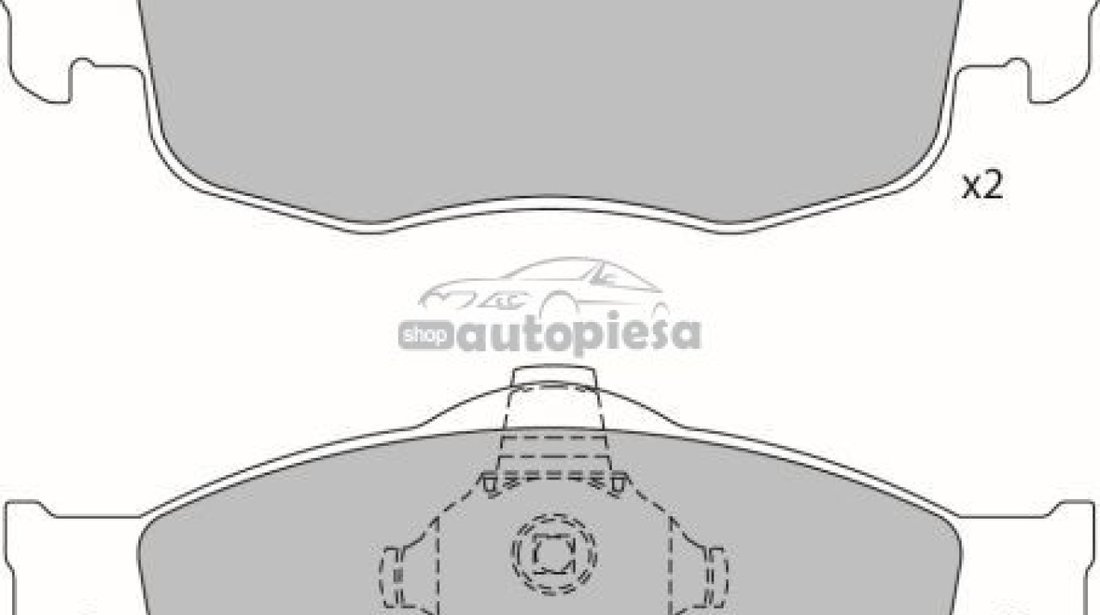 Set placute frana,frana disc FORD MONDEO II (BAP) (1996 - 2000) KRIEGER 0950006338 piesa NOUA