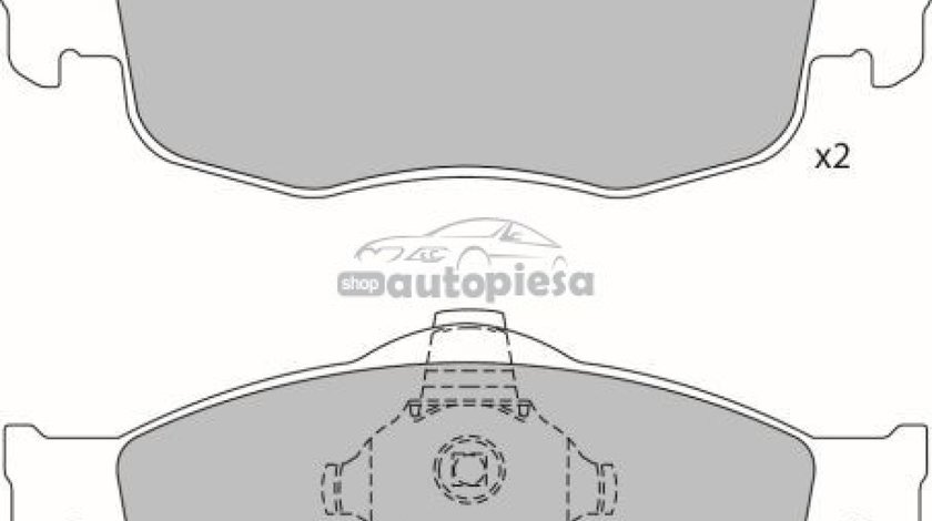 Set placute frana,frana disc FORD MONDEO II Limuzina (BFP) (1996 - 2000) KRIEGER 0950006338 piesa NOUA