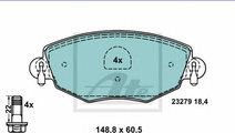 Set placute frana,frana disc FORD MONDEO III (B5Y)...