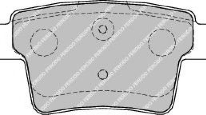 Set placute frana,frana disc FORD MONDEO III (B5Y) (2000 - 2007) FERODO FDB1885 piesa NOUA