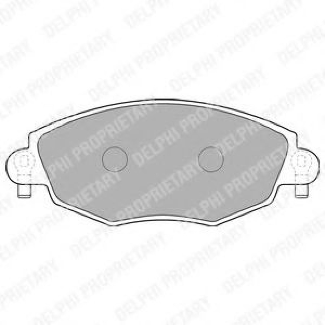 Set placute frana,frana disc FORD MONDEO III Limuzina (B4Y) (2000 - 2007) DELPHI LP1533 piesa NOUA