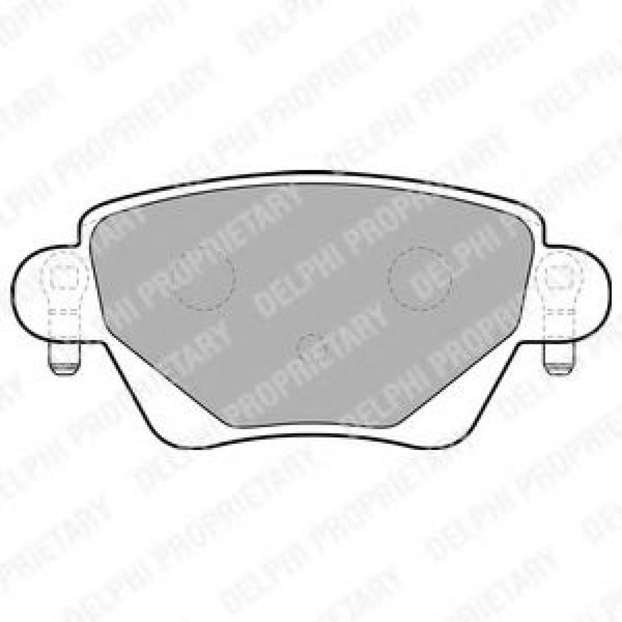 Set placute frana,frana disc FORD MONDEO III Combi (BWY) (2000 - 2007) DELPHI LP1682 piesa NOUA