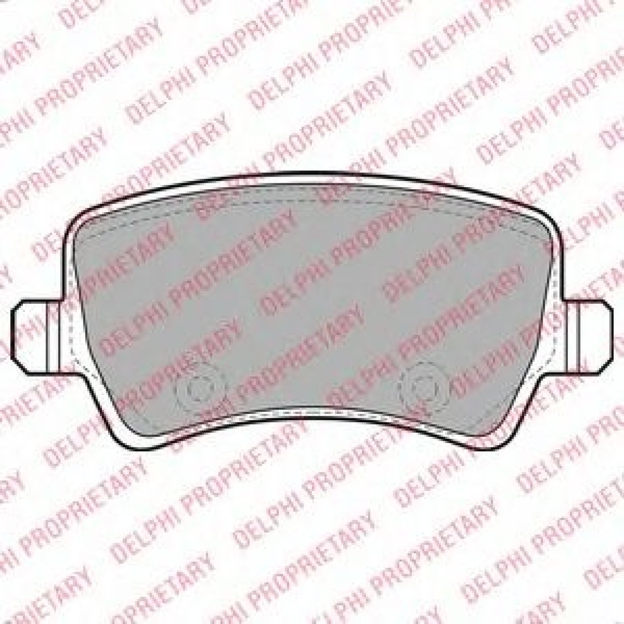 Set placute frana,frana disc FORD MONDEO IV (BA7) (2007 - 2016) DELPHI LP2008 piesa NOUA