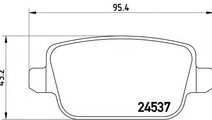 Set placute frana,frana disc FORD MONDEO IV Turnie...