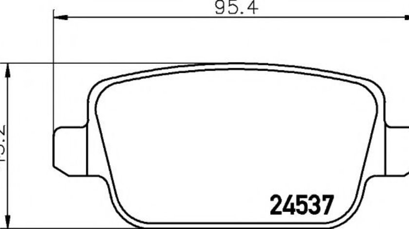 Set placute frana,frana disc FORD MONDEO IV Turnier (BA7) (2007 - 2016) TEXTAR 2453703 piesa NOUA