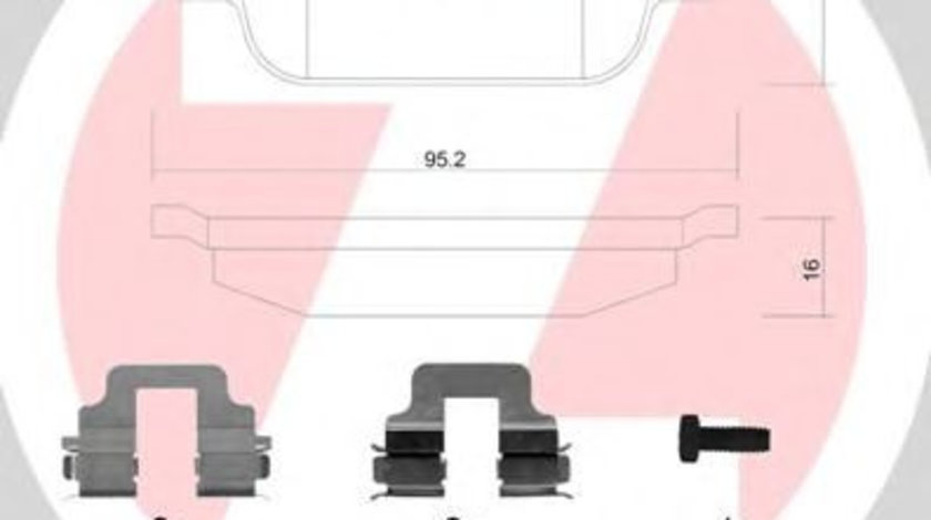 Set placute frana,frana disc FORD MONDEO IV Turnier (BA7) (2007 - 2016) ZIMMERMANN 24537.160.2 piesa NOUA