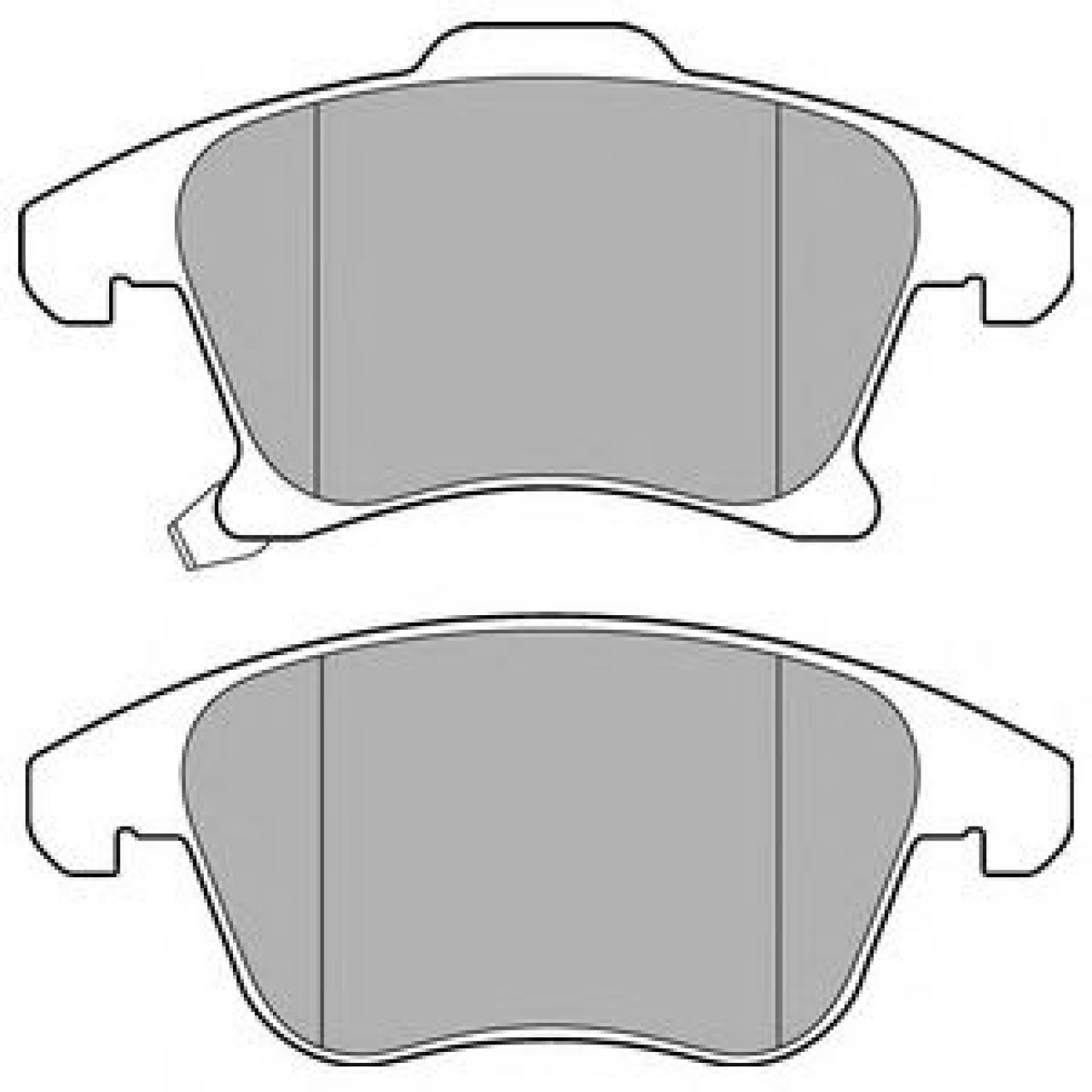Set placute frana,frana disc FORD S-MAX (2015 - 2016) DELPHI LP3181 piesa NOUA