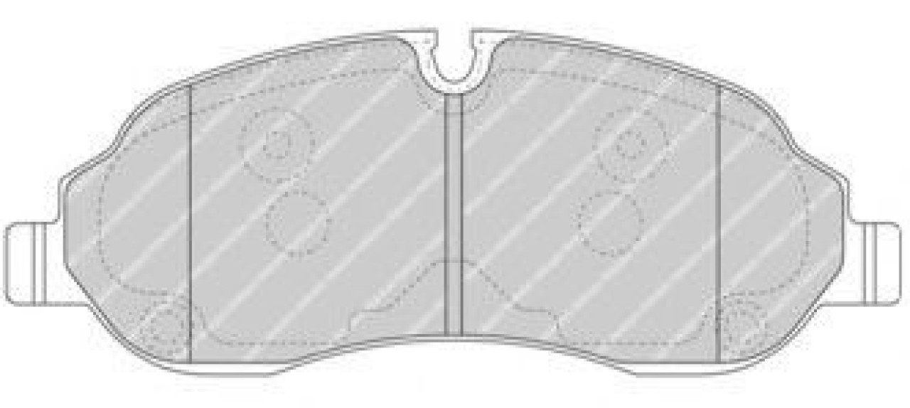 Set placute frana,frana disc FORD TOURNEO CUSTOM bus (2012 - 2016) FERODO FVR4661 piesa NOUA