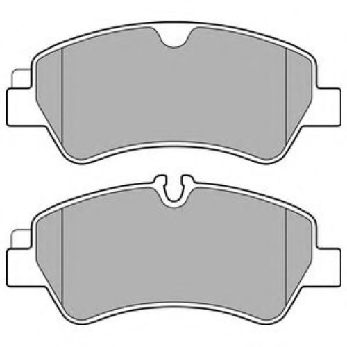 Set placute frana,frana disc FORD TOURNEO CUSTOM bus (2012 - 2016) DELPHI LP2662 piesa NOUA