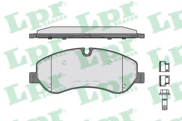 Set placute frana,frana disc FORD TRANSIT platou / sasiu (2013 - 2016) LPR 05P1786 piesa NOUA