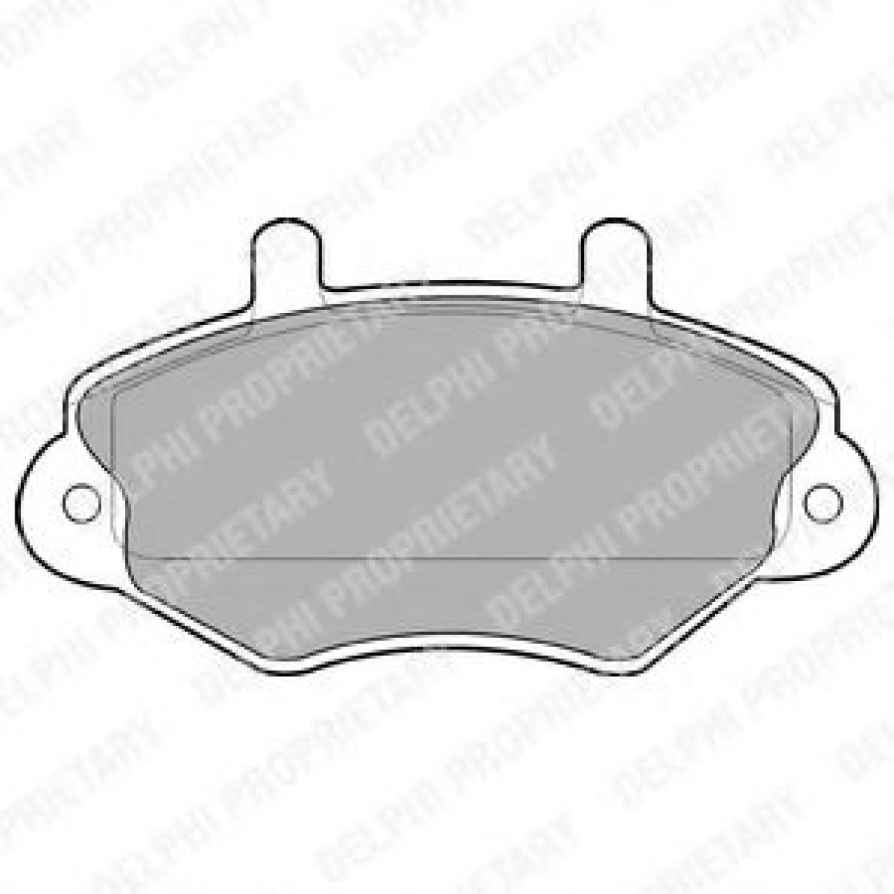 Set placute frana,frana disc FORD TRANSIT platou / sasiu (E) (1994 - 2000) DELPHI LP767 piesa NOUA