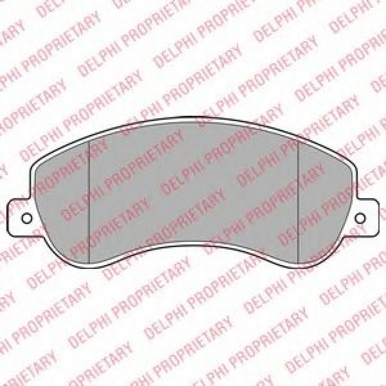 Set placute frana,frana disc FORD TRANSIT platou / sasiu (2006 - 2014) DELPHI LP1954 piesa NOUA