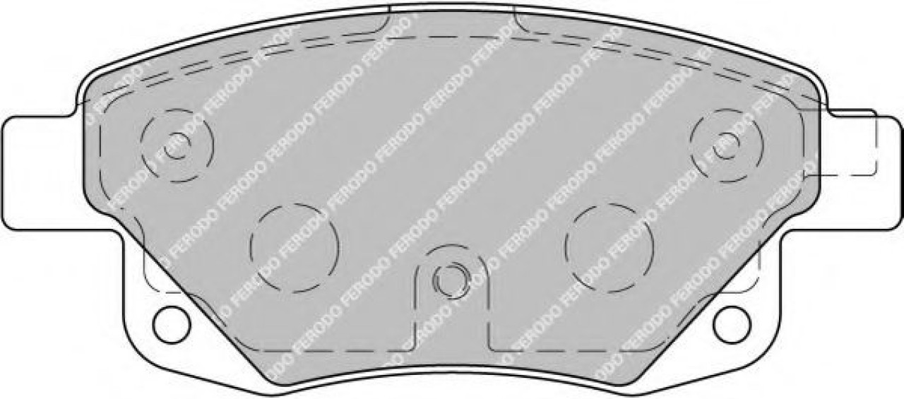 Set placute frana,frana disc FORD TRANSIT platou / sasiu (2006 - 2014) FERODO FVR1930 piesa NOUA