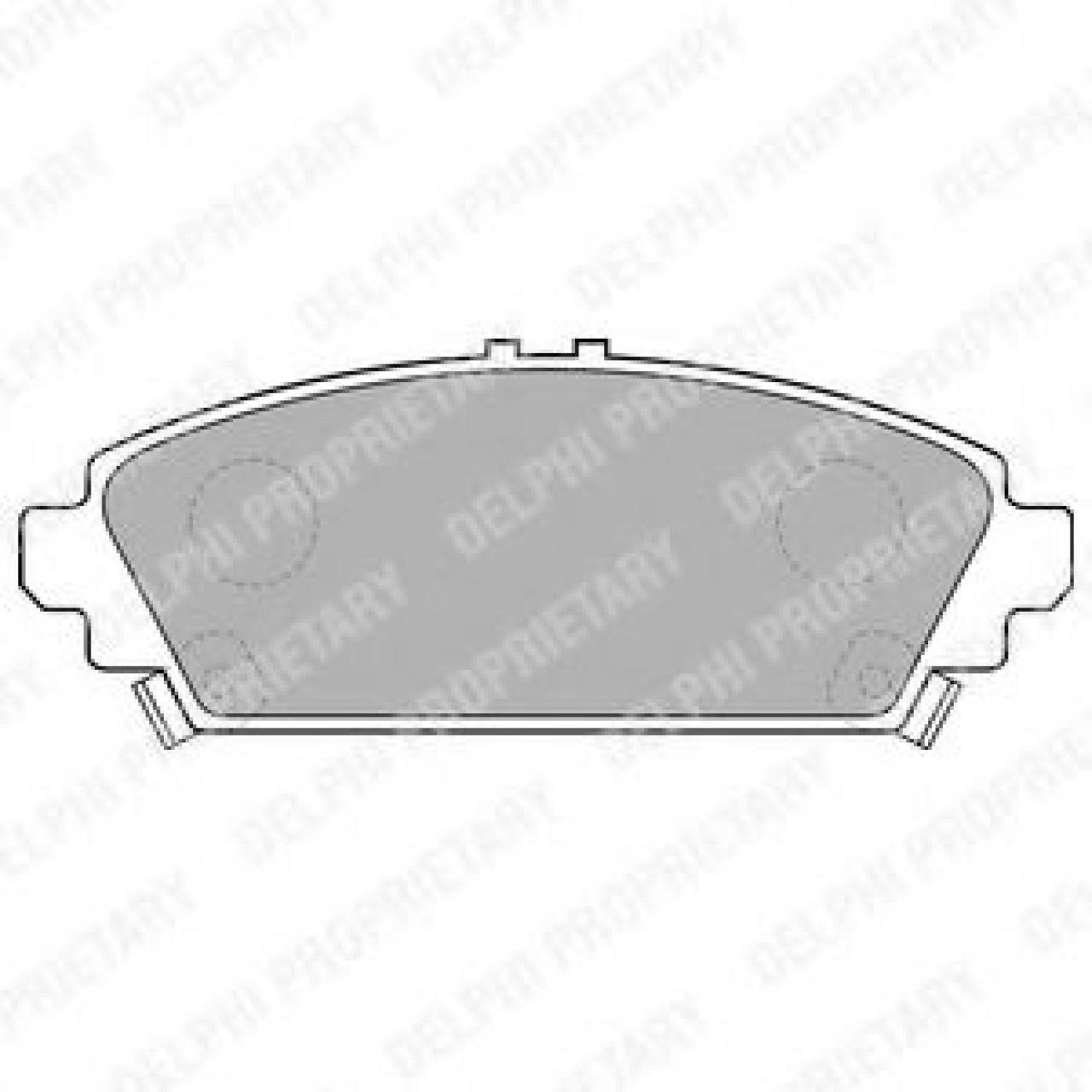 Set placute frana,frana disc HONDA ACCORD VI (CG, CK) (1997 - 2003) DELPHI LP1526 piesa NOUA
