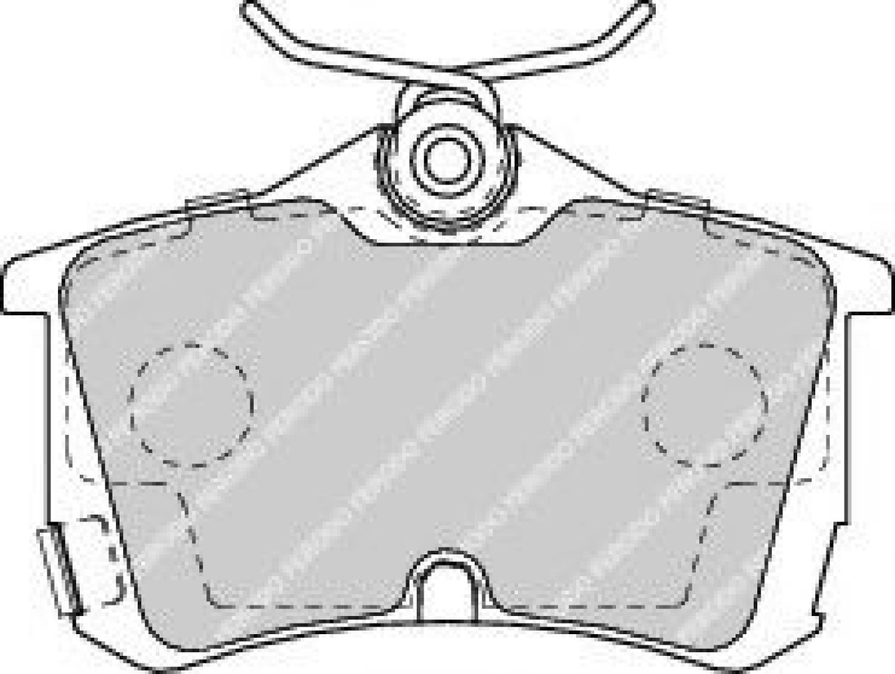 Set placute frana,frana disc HONDA ACCORD VI (CG, CK) (1997 - 2003) FERODO FDB1506 piesa NOUA