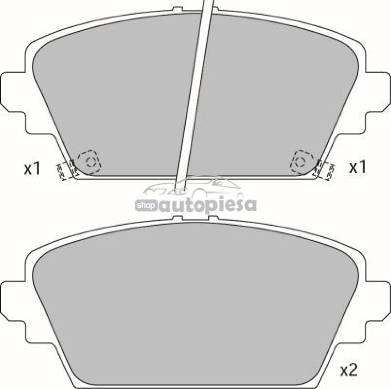 Set placute frana,frana disc HONDA ACCORD VI (CG, CK) (1997 - 2003) KRIEGER 0950006374 piesa NOUA