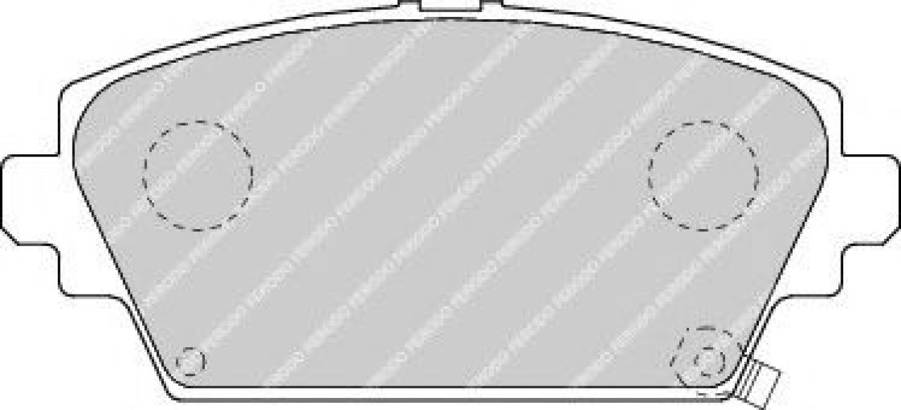 Set placute frana,frana disc HONDA ACCORD VI Hatchback (CH) (1999 - 2002) FERODO FDB1439 piesa NOUA