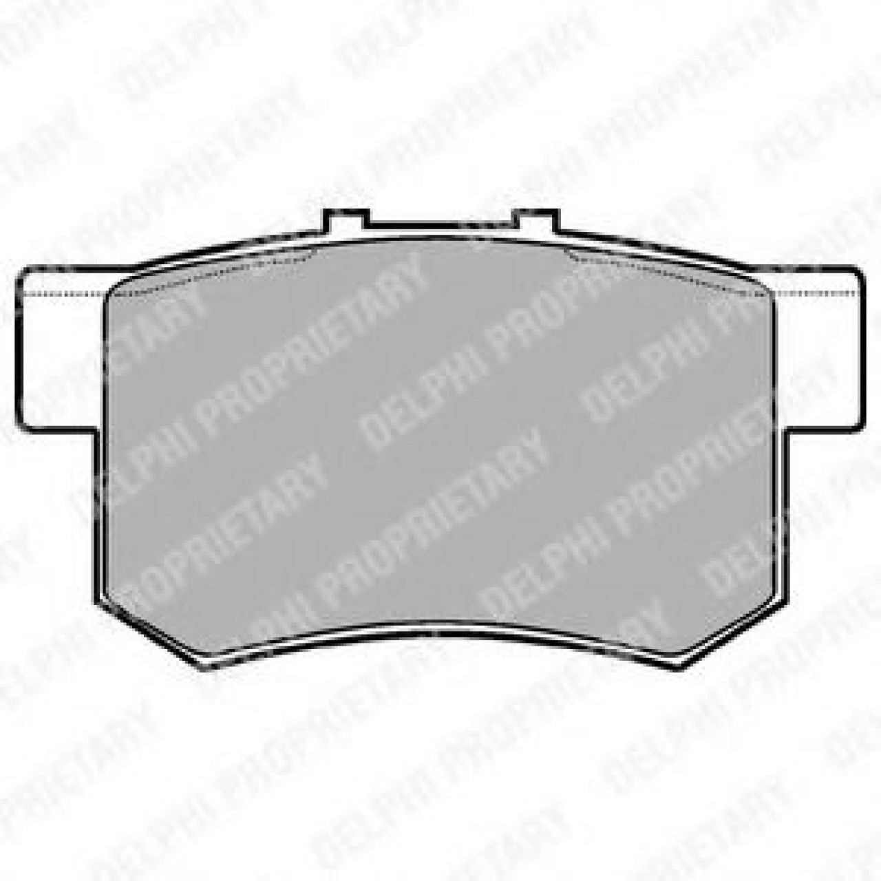 Set placute frana,frana disc HONDA ACCORD VI Coupe (CG) (1997 - 2003) DELPHI LP948 piesa NOUA