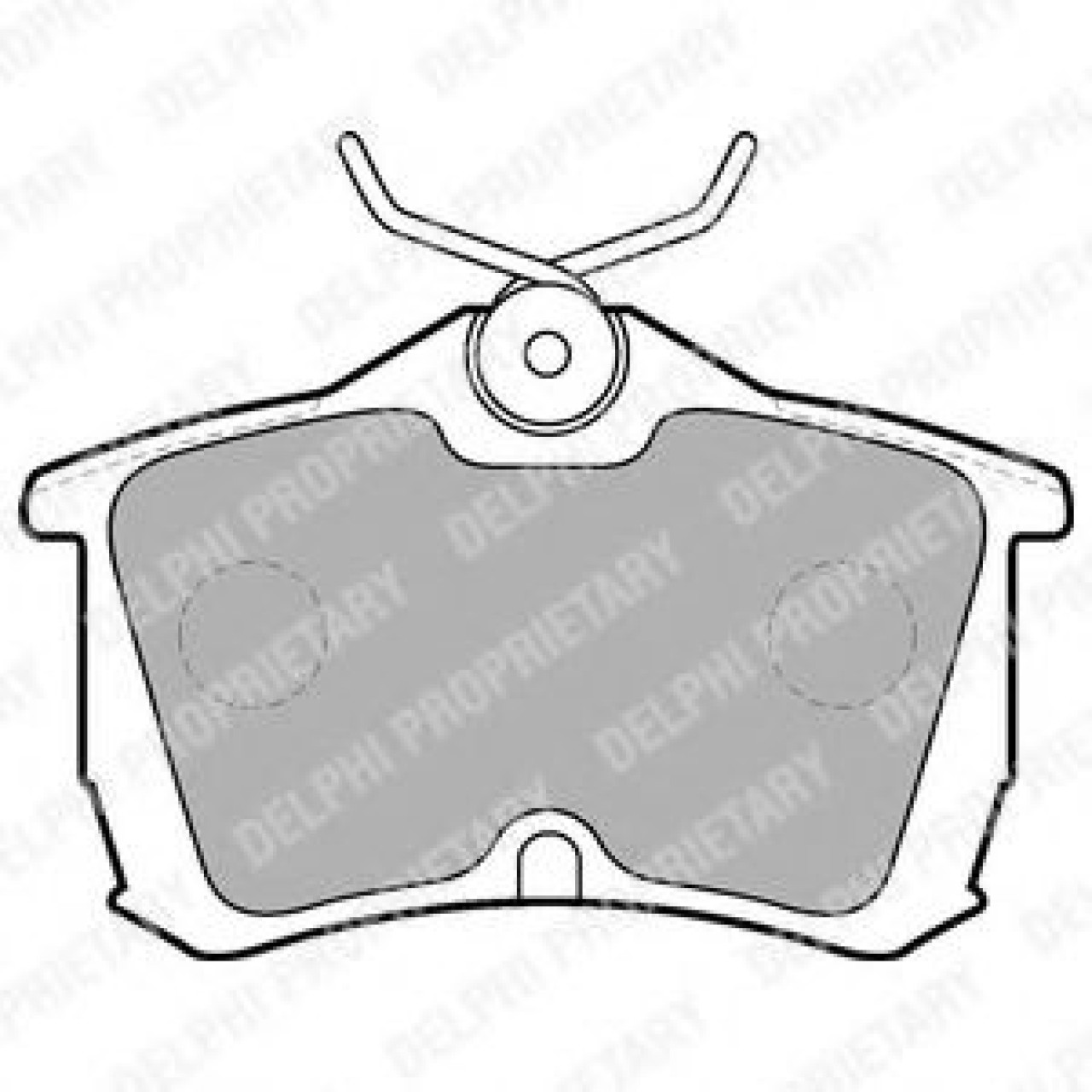 Set placute frana,frana disc HONDA ACCORD VI Coupe (CG) (1997 - 2003) DELPHI LP1626 piesa NOUA