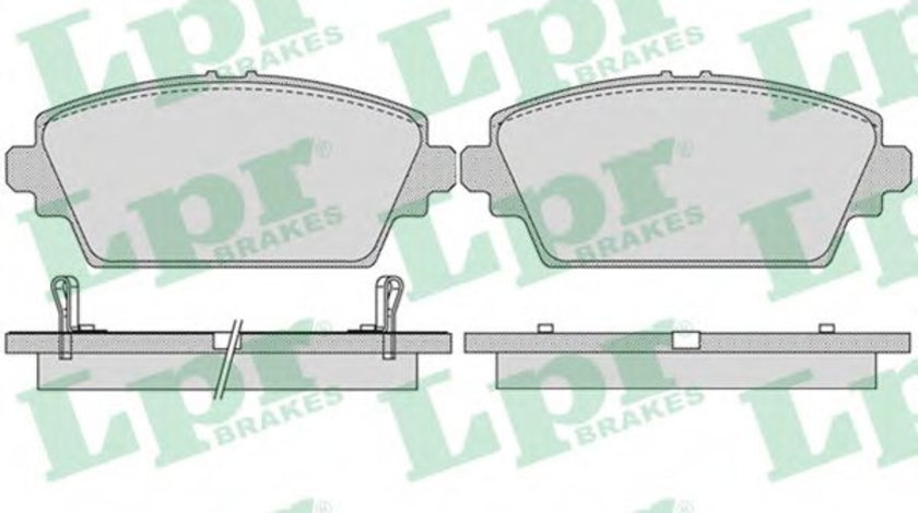 Set placute frana,frana disc HONDA ACCORD VI Coupe (CG) (1997 - 2003) LPR 05P1036 piesa NOUA