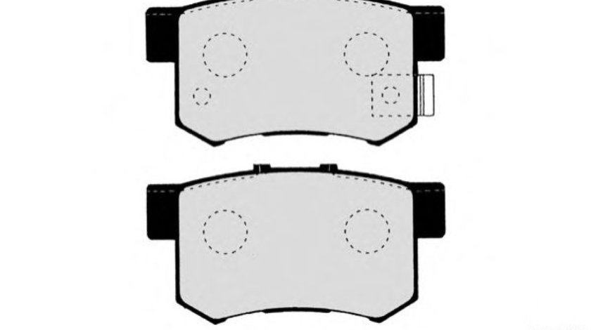 Set placute frana,frana disc HONDA ACCORD VII Tourer (CM) (2003 - 2008) HERTH+BUSS JAKOPARTS J3614009 piesa NOUA