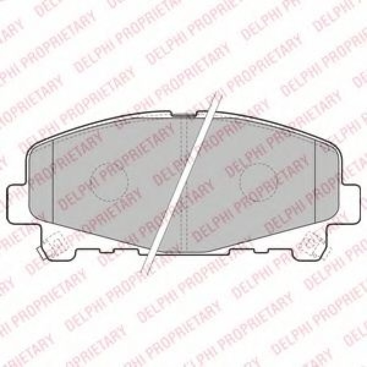 Set placute frana,frana disc HONDA ACCORD VIII TOURER (2008 - 2016) DELPHI LP2166 piesa NOUA