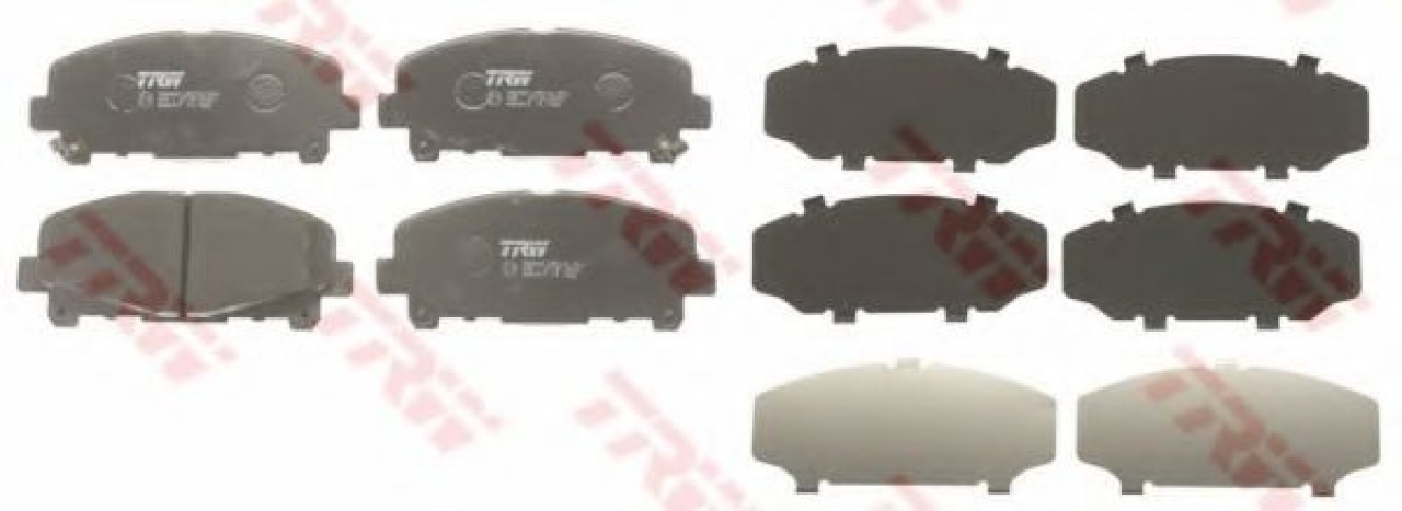Set placute frana,frana disc HONDA ACCORD VIII TOURER (2008 - 2016) TRW GDB3477 piesa NOUA