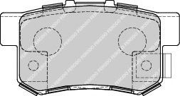 Set placute frana,frana disc HONDA CIVIC VII Cupe (EM2) (2001 - 2005) FERODO FDB1679 piesa NOUA