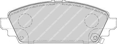 Set placute frana,frana disc HONDA CIVIC VII Hatchback (EU, EP, EV) (1999 - 2006) FERODO FDB1601 pie...