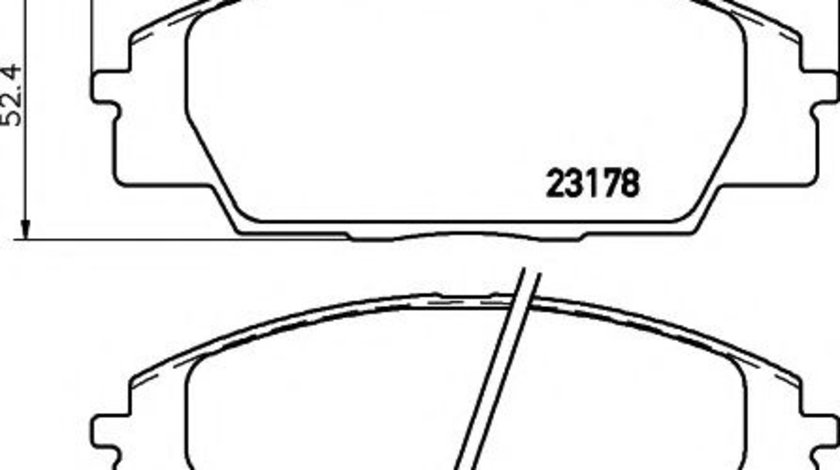 Set placute frana,frana disc HONDA CIVIC VIII Hatchback (FN, FK) (2005 - 2012) TEXTAR 2317801 piesa NOUA