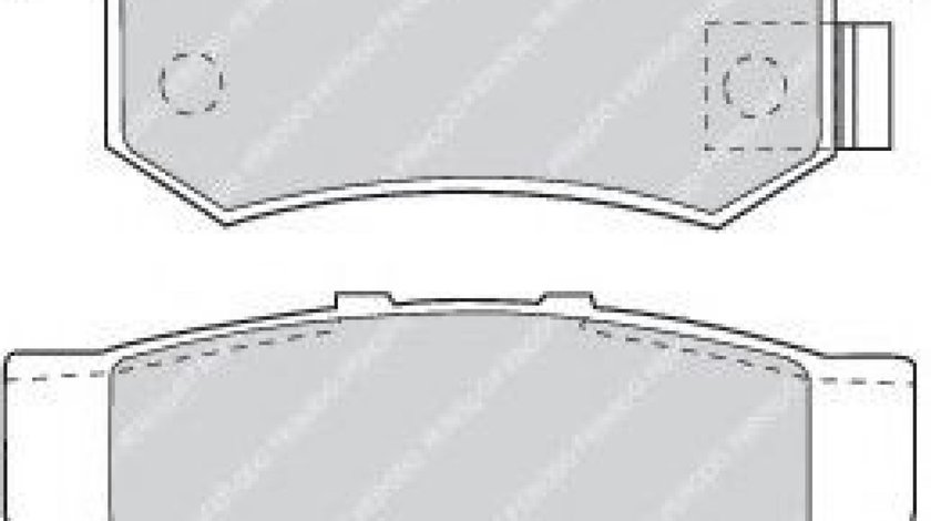 Set placute frana,frana disc HONDA CR-V II (RD) (2001 - 2006) FERODO FDB956 produs NOU