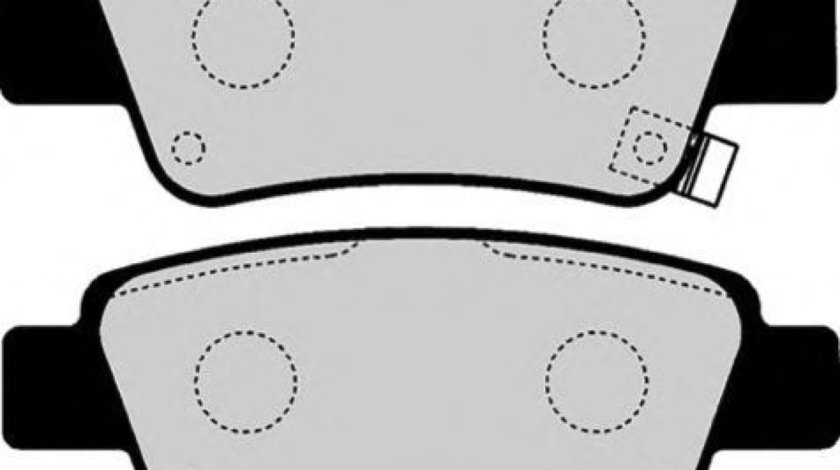 Set placute frana,frana disc HONDA CR-V III (RE) (2006 - 2012) HERTH+BUSS JAKOPARTS J3614016 piesa NOUA