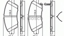 Set placute frana,frana disc HONDA CR-Z (ZF1) (201...