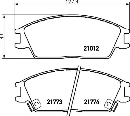 Set placute frana,frana disc HYUNDAI ACCENT II limuzina (LC) (1999 - 2006) TEXTAR 2101202 piesa NOUA