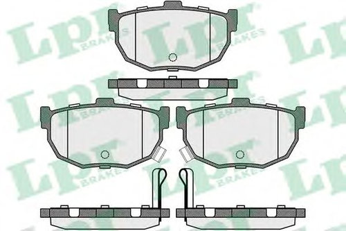 Set placute frana,frana disc HYUNDAI ELANTRA (XD) (2000 - 2006) LPR 05P089 piesa NOUA