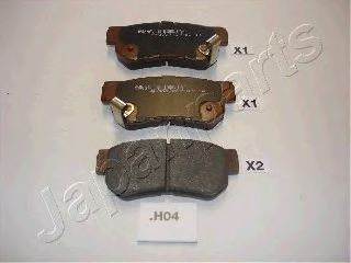 Set placute frana,frana disc HYUNDAI ELANTRA limuzina (HD) (2005 - 2011) JAPANPARTS PP-H04AF piesa NOUA