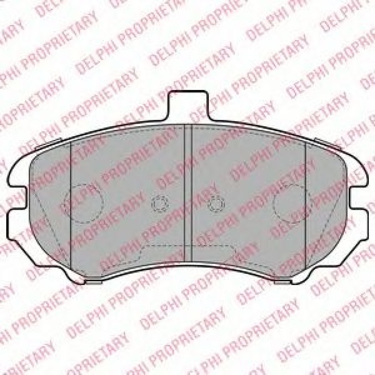 Set placute frana,frana disc HYUNDAI ELANTRA limuzina (XD) (2000 - 2006) DELPHI LP2150 piesa NOUA