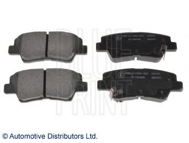 Set placute frana,frana disc HYUNDAI ELANTRA limuzina (MD, UD) (2010 - 2016) BLUE PRINT ADG042127 piesa NOUA