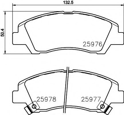Set placute frana,frana disc HYUNDAI i10 (IA) (2013 - 2016) TEXTAR 2597601 piesa NOUA