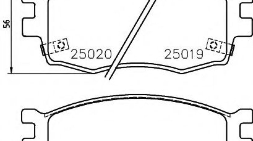 Set placute frana,frana disc HYUNDAI i20 Cupe (2015 - 2016) TEXTAR 2501901 produs NOU