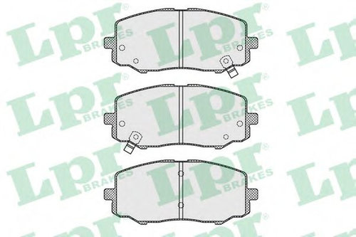 Set placute frana,frana disc HYUNDAI i20 (PB, PBT) (2008 - 2014) LPR 05P1633 piesa NOUA