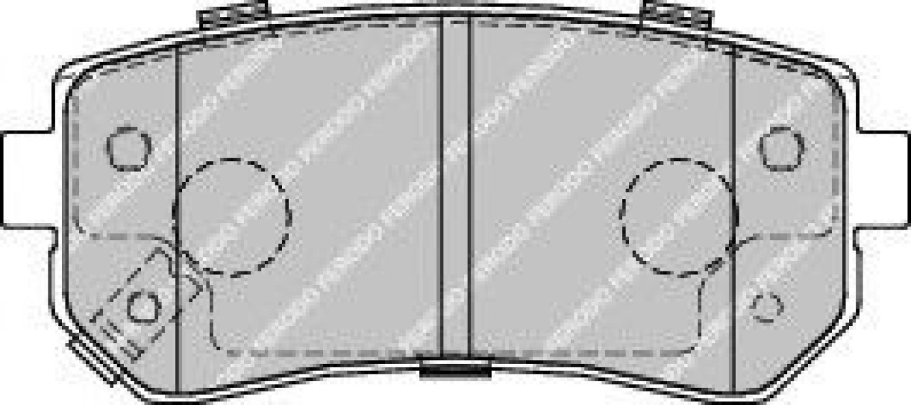 Set placute frana,frana disc HYUNDAI i30 (FD) (2007 - 2011) FERODO FDB1956 piesa NOUA