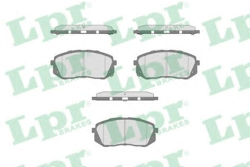 Set placute frana,frana disc HYUNDAI ix35 (LM, EL, ELH) (2009 - 2016) LPR 05P1689 piesa NOUA