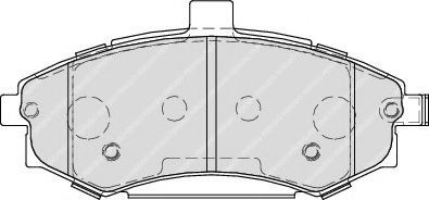 Set placute frana,frana disc HYUNDAI MATRIX (FC) (2001 - 2010) FERODO FDB1840 piesa NOUA